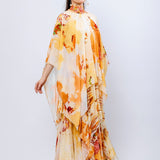 Apricot Crush Embroidered Maxi Dress