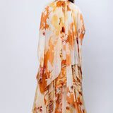 Apricot Crush Embroidered Maxi Dress