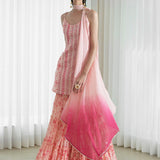 Sharara Set with Printed Kurta