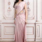 Drape Saree With Detailed Blouse