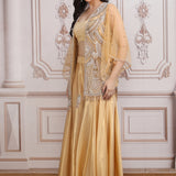 Jacket Set With Heavy Embroidery
