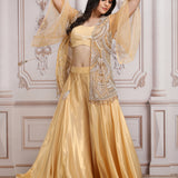Jacket Set With Heavy Embroidery