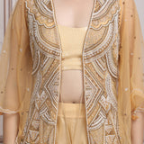 Jacket Set With Heavy Embroidery