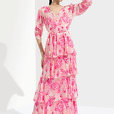 Sakura Tiered Maxi Dress