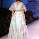 Aqua Garden Lehenga Set