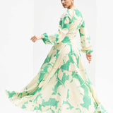 Bling Texture Chantley Printed High Low Dress