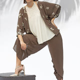 Moss Green Kimono Set
