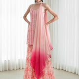 Sharara Set with Printed Kurta