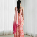 Sharara Set with Printed Kurta