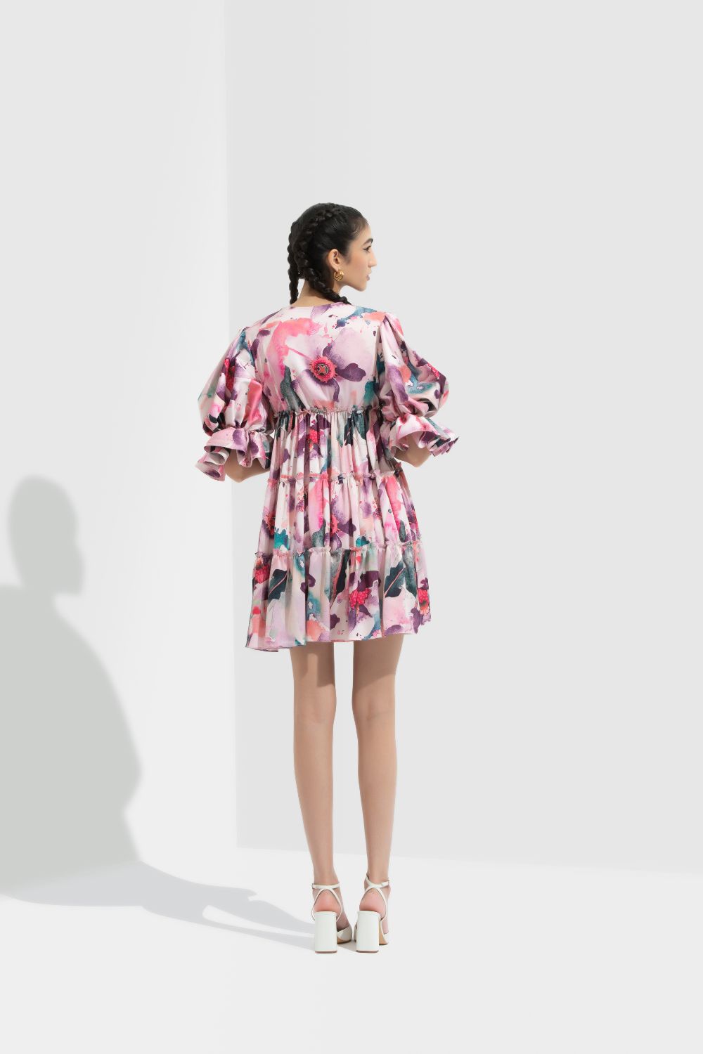 Azalea Printed Short Dress #RTS