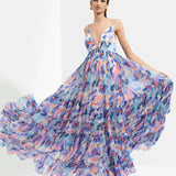 Matsu Printed Long Dress