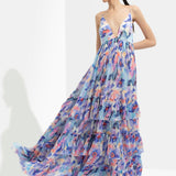 Matsu Printed Long Dress