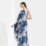Luana Printed One Off Shoulder Kaftan Dress