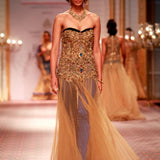 Golden Dusk Gown