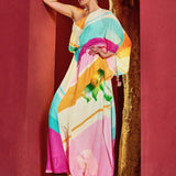 Multi Lane One-Shoulder Kaftan