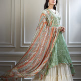 Embroidered Asymmetric Kurta Set