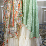 Embroidered Asymmetric Kurta Set