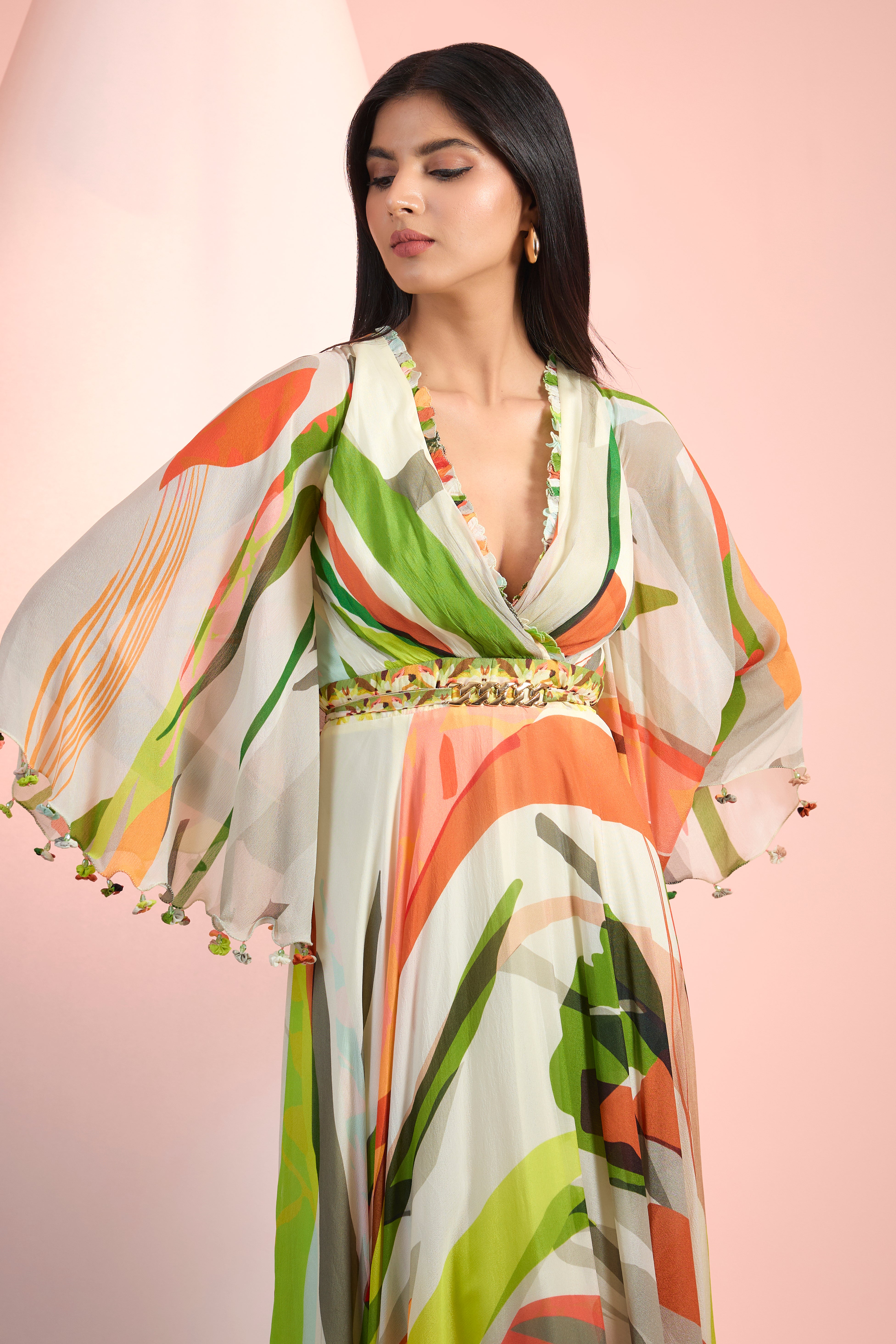 Lime Summer ombre dress