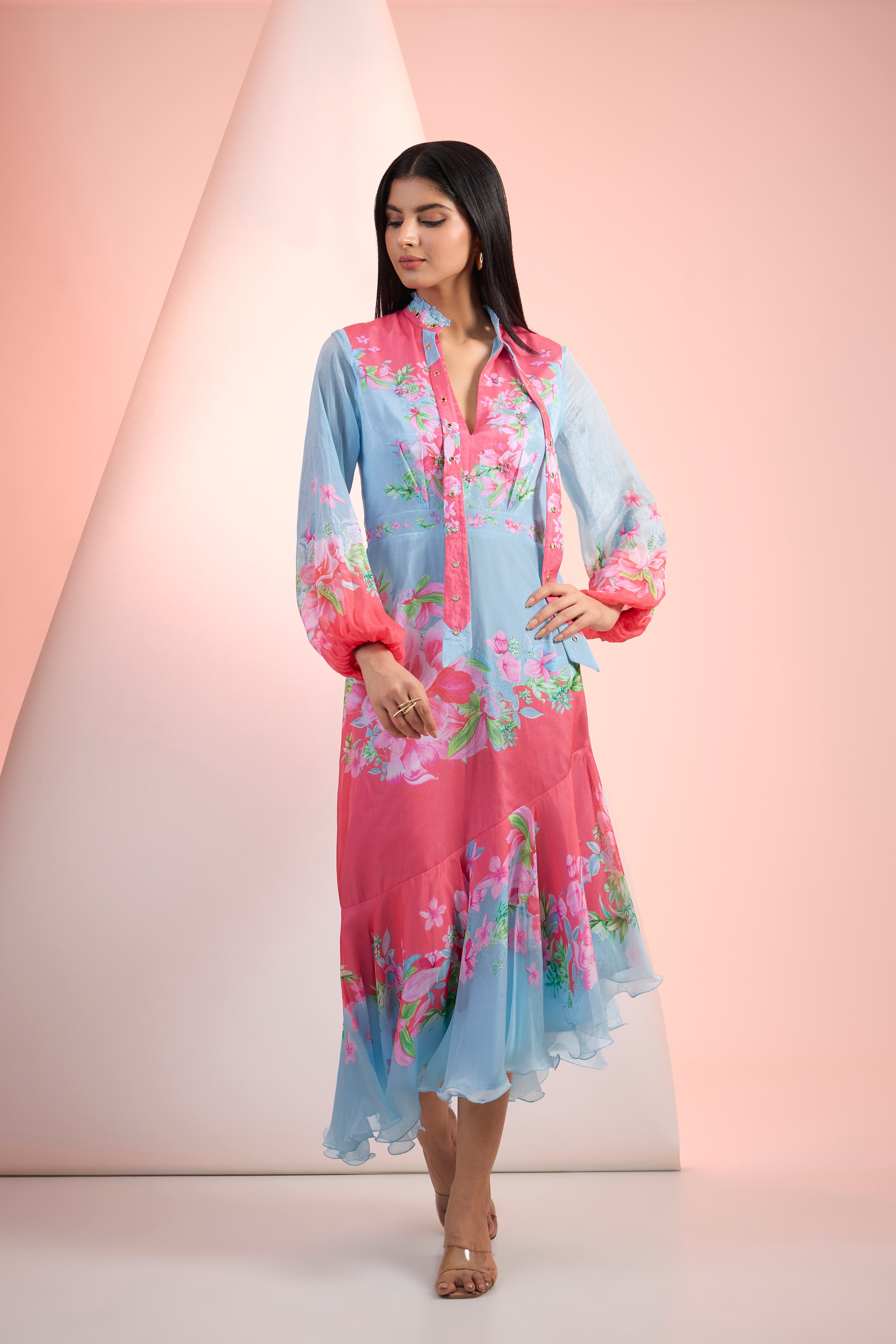 Red Frangipani Dress