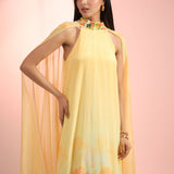 Ochre Monet Long Dress