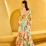 Pink Florid Dress