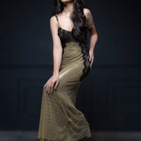 Gold Mesh Gown