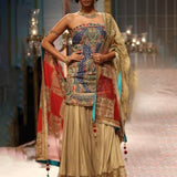 Heritage Mosaic Kurta-Sharara Ensemble