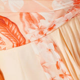 One Shoulder Maxi Dress in Georgette