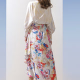 Satin Multi Overlap Dress