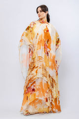 Apricot Crush Embroidered Maxi Dress