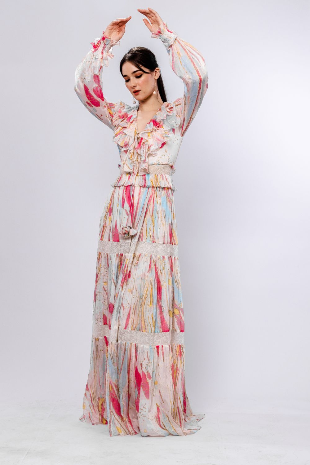 Floaty maxi hotsell dresses with sleeves