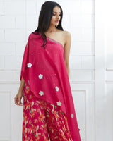 D.fuchsia A-symmetric Tunic Set