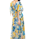 Cotton Lurex Printed Kaftan