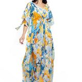 Cotton Lurex Printed Kaftan