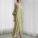 Printed Asymmetrical Tunic Dress