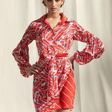 Drape Short Dress