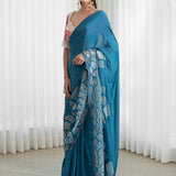 Cutwork Saree Paired Blouse