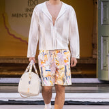 Ivory Cut Work Designer Laser Jacket