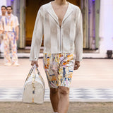 Ivory Cut Work Designer Laser Jacket