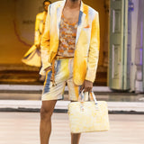 Yellow Linen Strokes Resort Set