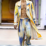 Yellow Linen Long Jacket