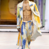 Yellow Linen Long Jacket
