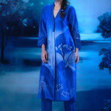 Iris Kurta with Cutwork Pant Set