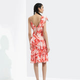 Mirrai Printed Dress