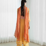 Yoke Kurta With Solid Pants And Dupatta