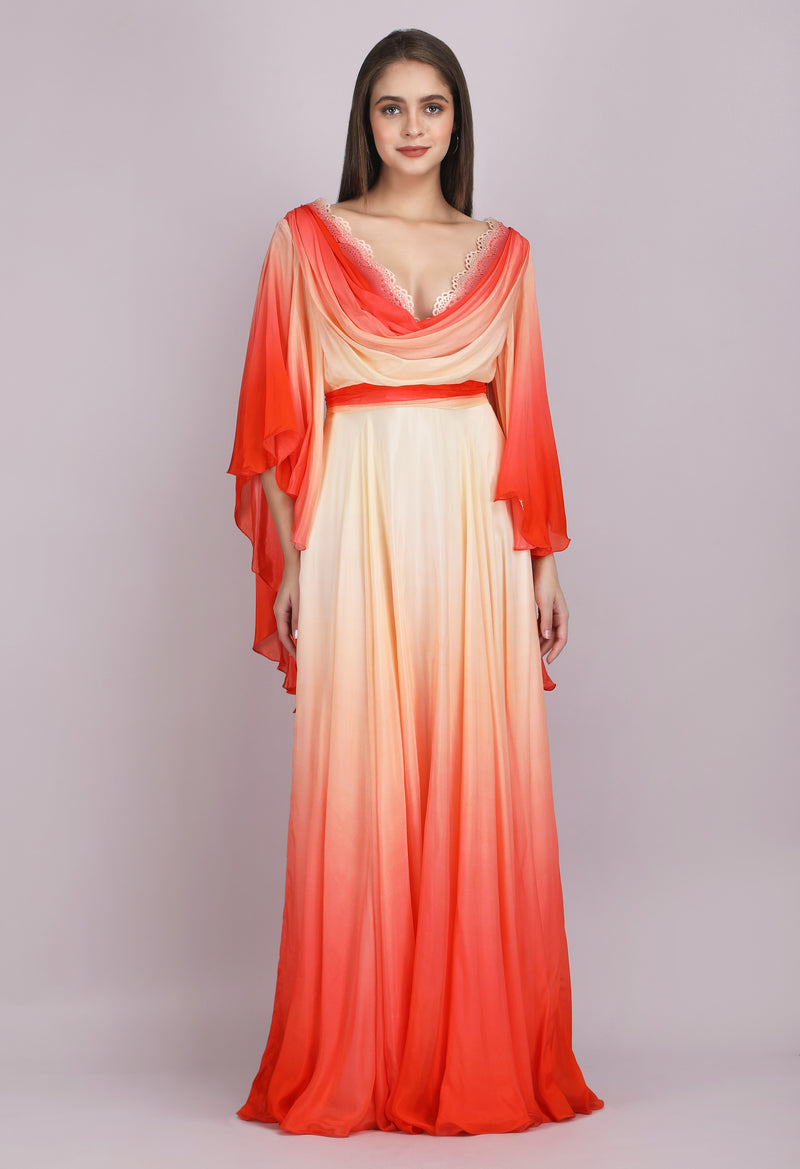 Sunset Glow Gown