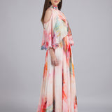 Floral Maze Printed Dress