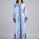 Petals Below Placement Printed Dress