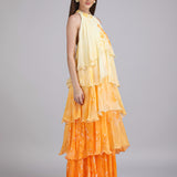 Ombre Herbs Flora Haze Layered Dress