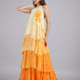 Ombre Herbs Flora Haze Layered Dress